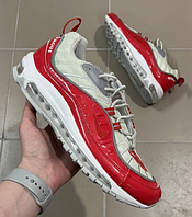 Nike Air Max 98 Red White 2 кроссовки и кеды хорошее качество Размер 45 хорошее качество