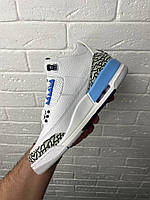 Nike Air Jordan 3 White Blue хорошее качество кроссовки и кеды хорошее качество Размер 37