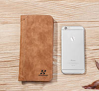 Мужской клатч кошелек вертикальный HengSheng портмоне хорошее качество