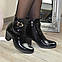 Черевики жіночі лакові чорні демісезонні. Розміри 36,37,39, фото 3