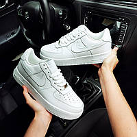 Чоловічі кросівки Nike Air Force 1 white білі хорошее качество Размер 44(28см); ;