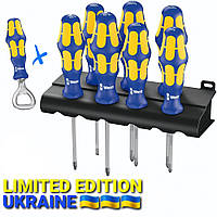 Набор отверток Special Edition UKRAINE WERA Kraftform Plus 7 шт