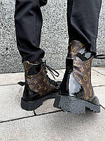 Louis Vuitton Boots Black Fur хорошее качество кроссовки и кеды хорошее качество Размер 36