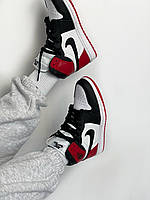 Nike Air Jordan 1 Retro High Black Red White хорошее качество кроссовки и кеды хорошее качество Размер 42