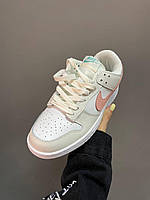 Nike Dunk Low Cream Blue Peach Swoosh хорошее качество кроссовки и кеды хорошее качество Размер 36