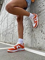 Nike SB Dunk Low Orange White хорошее качество кроссовки и кеды хорошее качество Размер 36