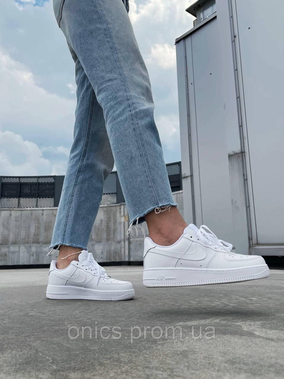 Nike Air Force 1 Classic White Premium хорошее качество кроссовки и кеды хорошее качество Размер 44 - фото 10 - id-p1946597490