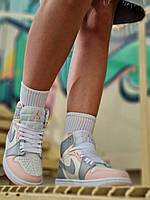 Nike Air Jordan 1 Retro Grey Brown кроссовки и кеды хорошее качество Размер 36 38, Nike Air Jordan 1 Retro Grey Brown хорошее качество кроссовки и кеды хорошее качество