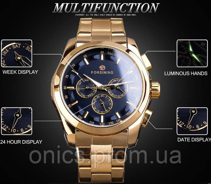 Мужские механические наручные часы Forsining S899 люкс качество механика хорошее качество - фото 5 - id-p1946667823