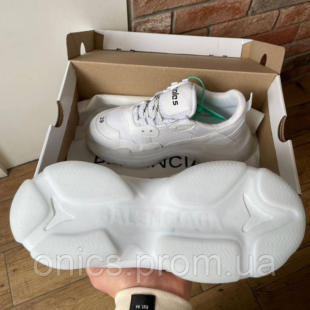 Balenciaga Triple S Clear Sole White v2 40 ID 1946592159 1890 Prom.ua