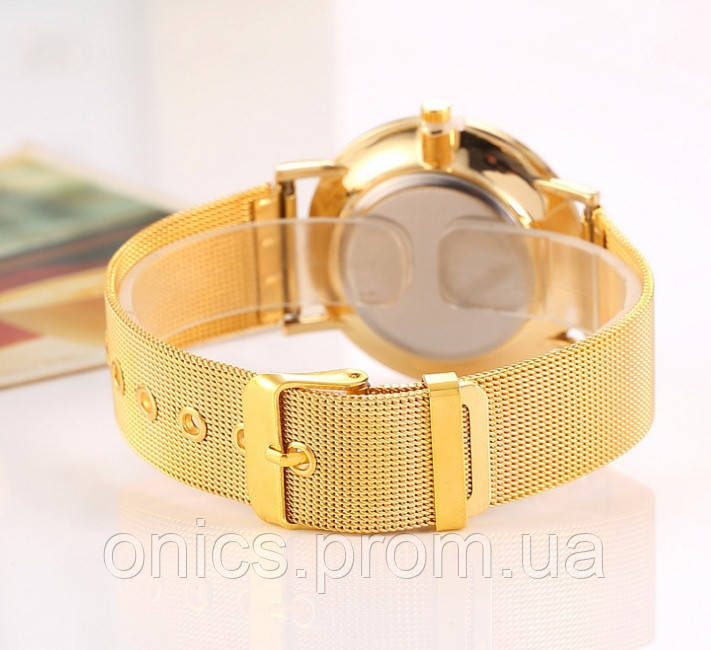 Женские наручные часы с позолотой хорошее качество - фото 5 - id-p1946667845