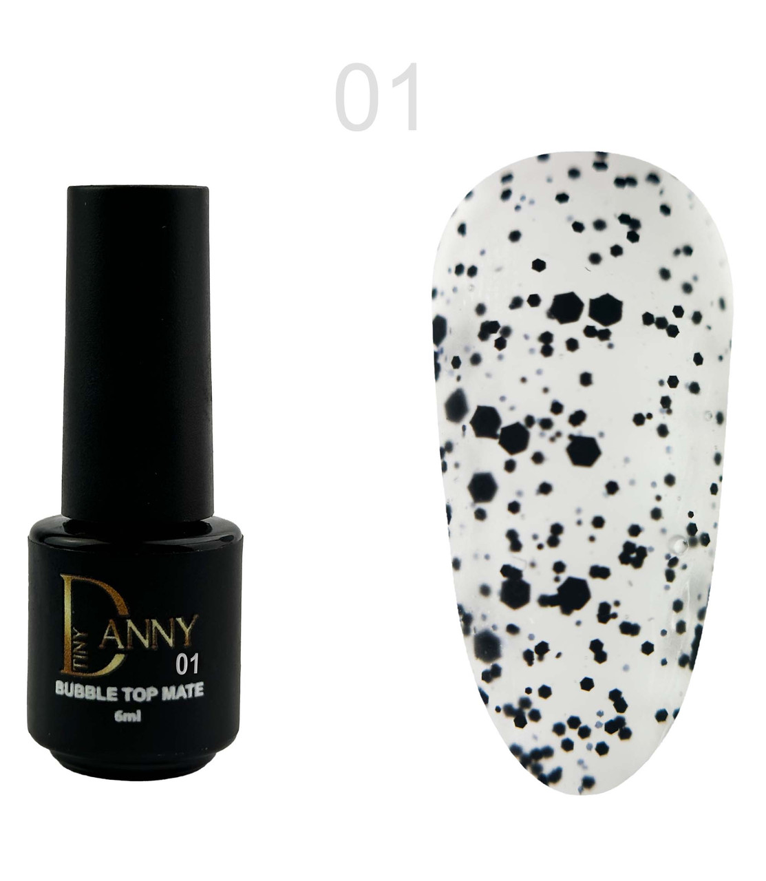 TOP DANNY Bubble MATTE №01 6 ml, фото 1