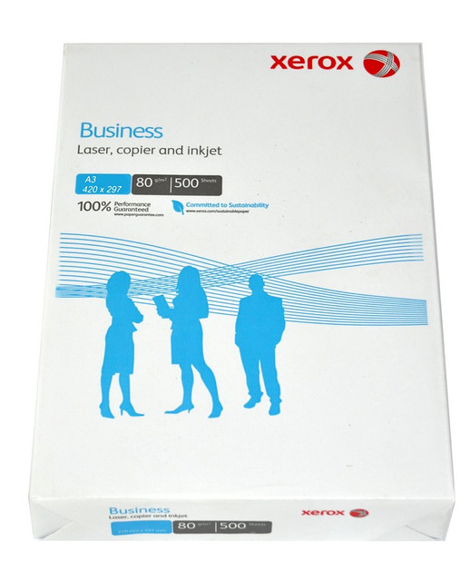 Папір A3 Xerox Business, ECF 80г/ м2, 500 аркушів (код 003R91821)