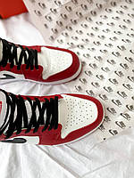 Nike Air Jordan 1 Retro High Red White Black хорошее качество кроссовки и кеды хорошее качество Размер 41