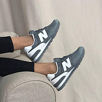 New Balance 574 Grey White (Сетка) 5 хорошее качество кроссовки и кеды хорошее качество Размер 36