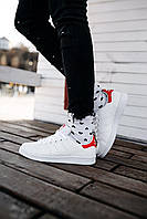 Adidas Stan Smith White Red хорошее качество кроссовки и кеды хорошее качество Размер 36