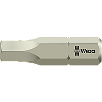 Бита шестигранная WERA HEX нержавеющая сталь 6.0 × 25 мм