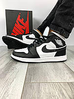 Nike Air Jordan 1 Retro Black White кроссовки и кеды хорошее качество хорошее качество Размер 44