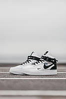 Nike Air Force 1 Lv8 Mid White Black хорошее качество кроссовки и кеды хорошее качество Размер 36