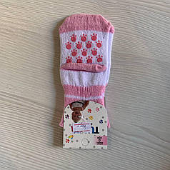 Шкарпеточки ніжноь рожеві для дівчинки (0-3м) (YOLA.BABY.SHOP) Ніжно Рожевий