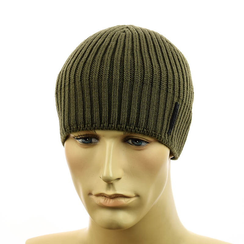 Чоловіча шапка 1*1 хакі
