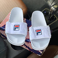 Fila Slippers Fur White хорошее качество кроссовки и кеды хорошее качество Размер 39