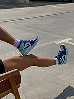 Nike Air Jordan 1 Retro Mid Mint Black White хорошее качество кроссовки и кеды хорошее качество Размер 38
