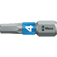 Бита шестигранная WERA торсионная HEX 4.0 × 25 мм