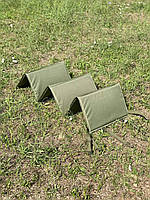 Каремати та сидіння похідні, військовий товстий килимок ЗСУ для кріплення на MOLLE 20 мм 6 секцій тканина Оксфорд