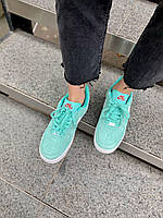 Nike Air Force 1 Green White хорошее качество кроссовки и кеды хорошее качество Размер 36