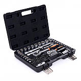 Набір інструментів у кейсі 72 шт. + набір ударних викруток CrV (Ph+Sl) 10 шт. Kraft & Dele KD10833+KD10283, фото 5