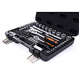 Набір інструментів у кейсі 72 шт. + набір ударних викруток CrV (Ph+Sl) 10 шт. Kraft & Dele KD10833+KD10283, фото 9