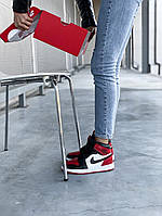 Nike Air Jordan 1 Retro High Red Black White хорошее качество кроссовки и кеды хорошее качество Размер 44