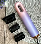 Фен дорожній з насадками FASHION HAIR DRYER LY-30, фото 3