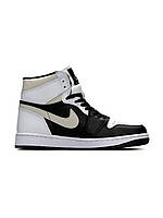 Air Jordan 1 High Black White Grey кроссовки и кеды хорошее качество Размер 36