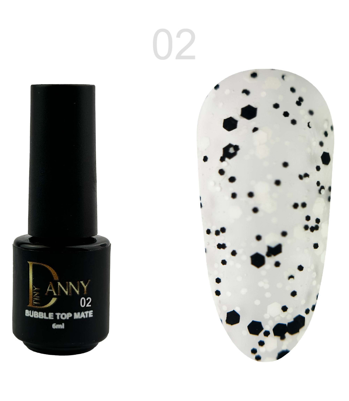 TOP DANNY Bubble MATTE №02 6 ml, фото 1