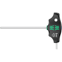 Шестигранная торцевая отвёртка Wera с поперечной ручкой 454 HF с фиксирующей функцией дюймовая 3/16 × 150 мм