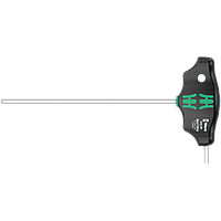 Шестигранная отвёртка Wera с поперечной ручкой, 454 HF,с фиксирующей функцией, дюймовая, 9/64×150мм,
