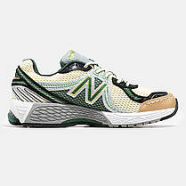 Чоловічі Кросівки New Balance 860v2 Лейон Дор Beige Green / Нью Беланс 860 в2 Бежеві з Зеленим, фото 3