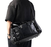 Качественная мужская городская сумка на плечо большая и вместительная дорожная сумка ручная кладь хорошее