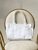 Bottega Veneta Arco Tote White 36x25x14 женские сумочки и клатчи хорошее качество