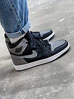 Nike Air Jordan 1 Retro High Black Grey хорошее качество кроссовки и кеды хорошее качество Размер 36