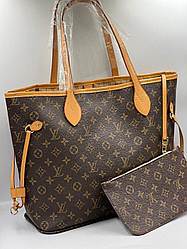 Сумка Шопер із Гаманцем Луї Віттон Louis Vuitton Neverfull Люкс якість