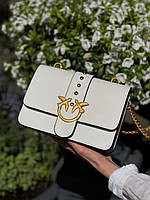 Pinko Love Classic Icon Spallaccio White женские сумочки и клатчи хорошее качество