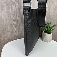 Мужской подарочный набор кожаная сумка планшетка + поясной ремень кожаный, комплект мужская сумка пояс хорошее