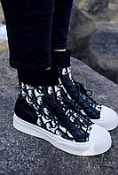 Dior Boots Black White кроссовки и кеды хорошее качество Размер 39 хорошее качество