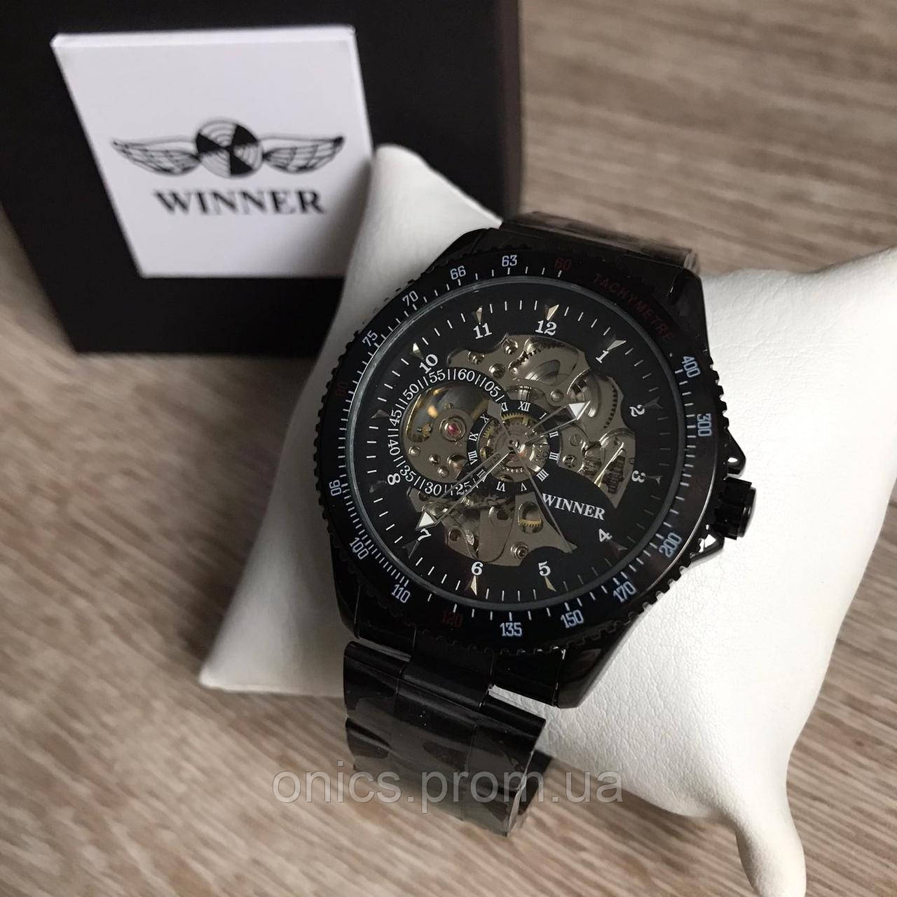 Оригинальные мужские наручные часы Winner хорошее качество - фото 2 - id-p1946657365
