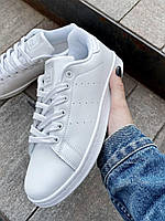 Adidas Stan Smith White Silver Logo хорошее качество кроссовки и кеды хорошее качество Размер 46