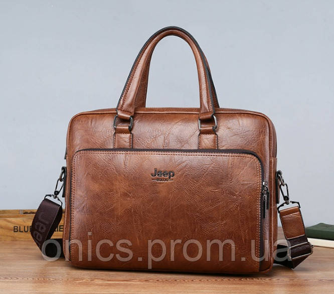 Мужской деловой портфель для документов формат А4, мужская сумка для планшета ноутбука хорошее качество - фото 3 - id-p1946664212