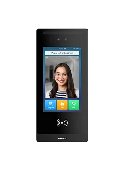 Багатоабонентна панель виклику Akuvox E18C з розпізнаванням обличчя, NFC та Bluetooth